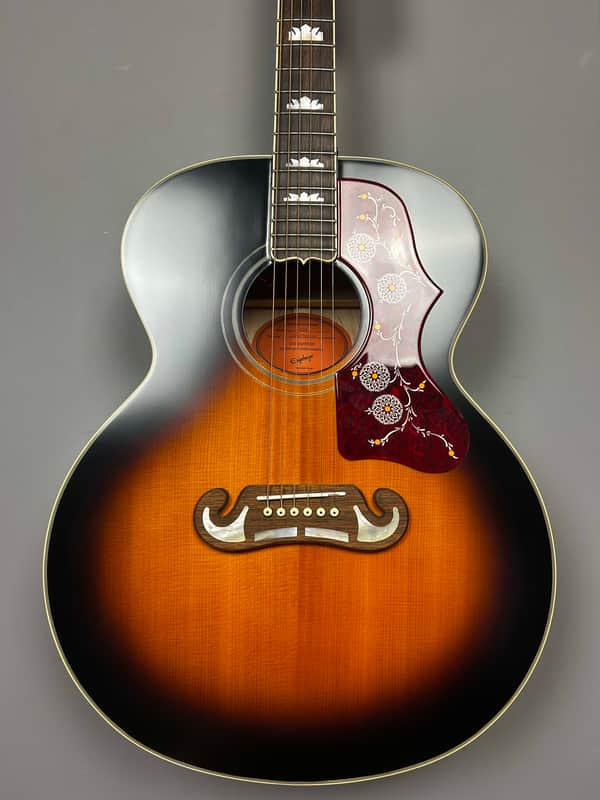 Epiphone J-200 2025 - Aged Vintage Sunburst Gloss image 1