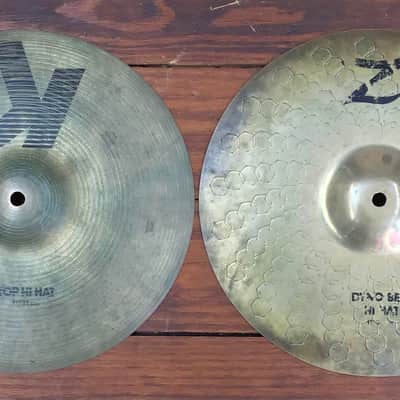 USED Zildjian K/Z 13" Dyno Beat Hi-Hat Cymbals (Pair) image 1