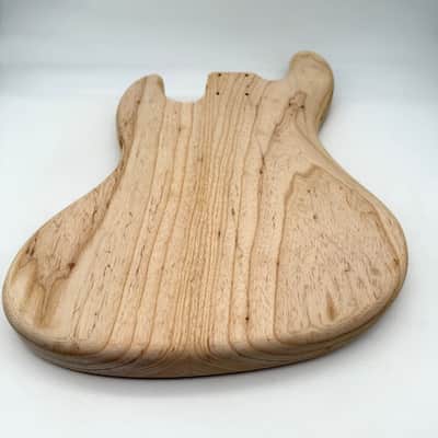 Jazz Bass Body 5-String Swamp Ash Unfinished 2-Piece Light Mint/New bb6505 image 8