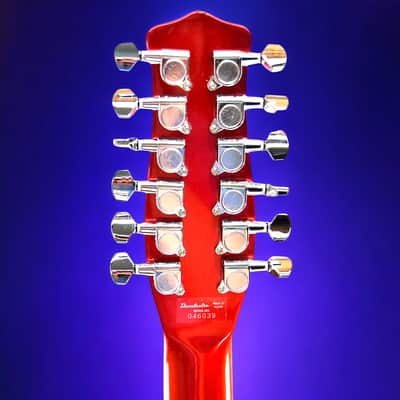 Danelectro'59 Vintage 12 String Red Metallic New, D59V12-MR image 7