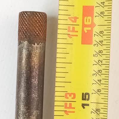 Ludwig Nickel Straight Clipper Club Date Floor Tom Drum Leg Vintage 50s WFL USA image 3
