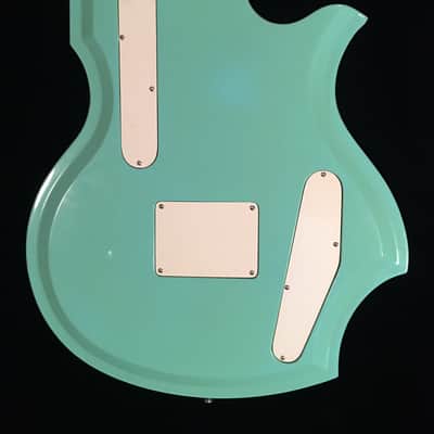 Metropolitan Tanglewood Custom Left Handed 1997 Pearl Aqua Blue image 6
