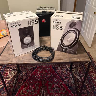 Yamaha HS5 5" Powered Studio Monitor (Pair) 2015 - Present - Black image 7