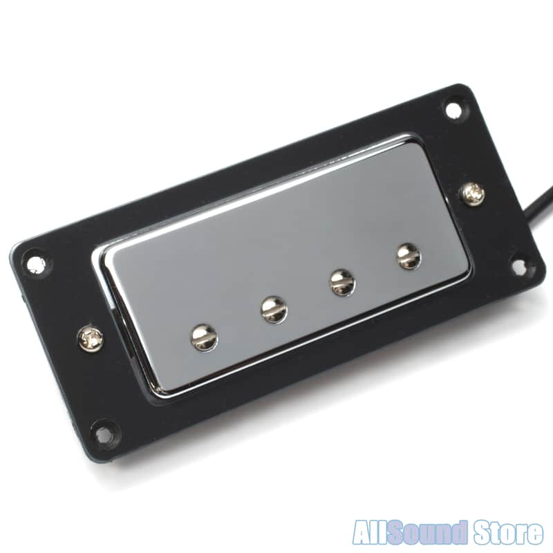 Artec 4-String Bass Humbucker Neck Pickup for Gibson, Epiphone - CHROME image 1