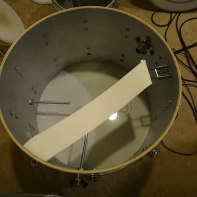 Gretsch Vintage 4 Piece Drum Set 1970s White Marine Pearl image 5