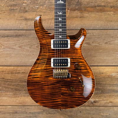 PRS Custom 24 Electric Guitar - Tiger Eye 10-Top w/Hardshell Case