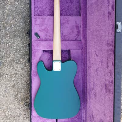Clip TBS-4 Bass Guitar Short Scale Telebass Deep Olive Green image 9