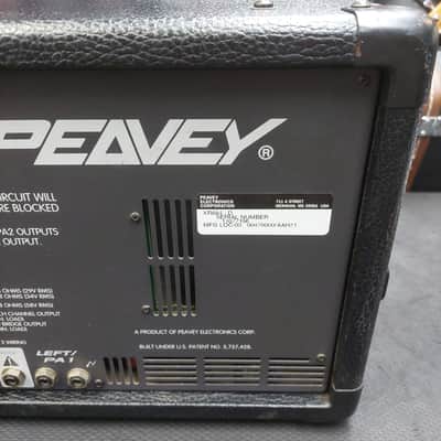 2000's Peavey XR684 Stereo Powered Mixer 2x200 Watts w/ Power Cable SN# 11077196 "Made In USA" image 7