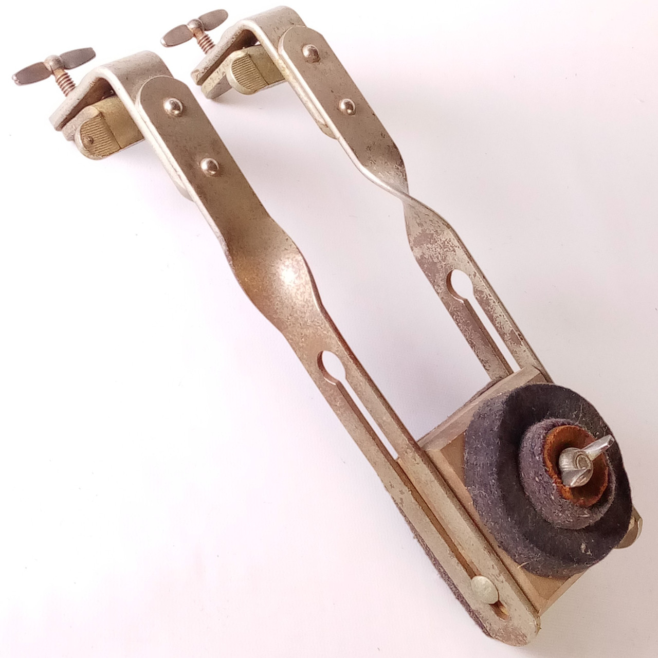 Leedy&Ludwig #1855 Double-Clamp-On Cymbal Holder Bass Drum Hoop-Mount — main photograph