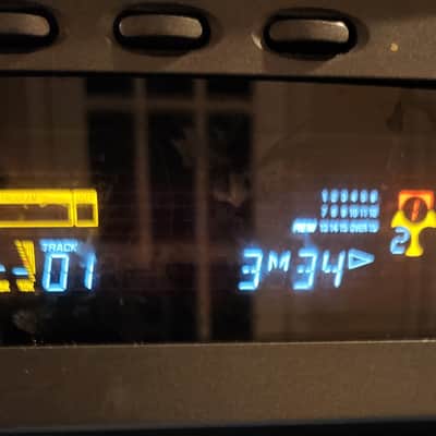 Yamaha Yamaha EMX-200VCD vintage 3-disc carousel Video CD (VCD) changer /Receiver 1997 - Black image 2