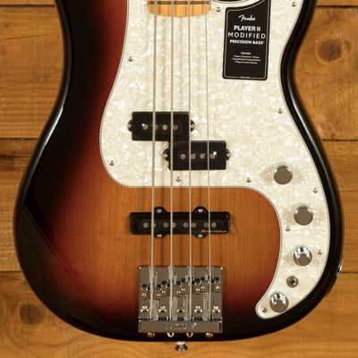 Fender Player II Modified Active Precision Bass - Maple - 3-Tone Sunburst image 3