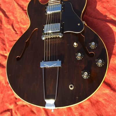 Gibson ES-335 Walnut 1969/70 Orange Label With Volute and Made in USA stamp image 4