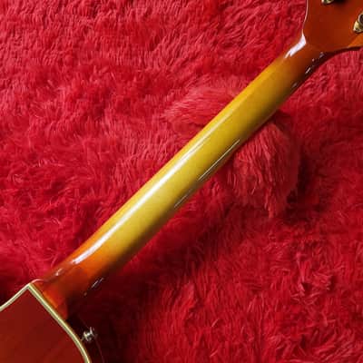 Rare - Aria Pro II LC-800 1977 - Cherry Sunburst - Les Paul Custom - Ebony Fretboard & Mother Of Pearl Inlays - Made In Japan - MIJ image 14
