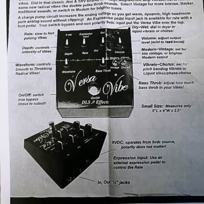 DLS Effects Versa Vibe Highly Adjustable! image 10