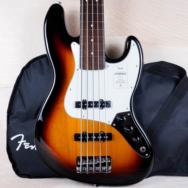 Fender MIJ Hybrid II Jazz Bass V | Reverb