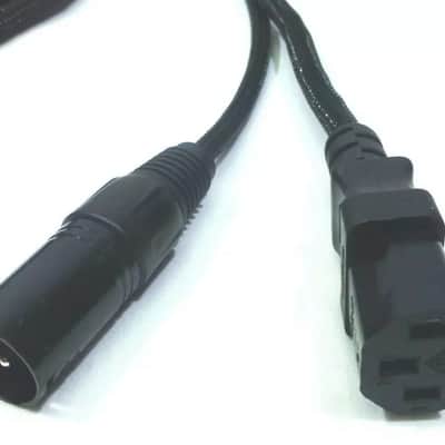 LASE 15 Ft / 4.54M Siamese Cable AC Power & XLR Cable NEUTRIK for Power Speakers image 3