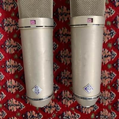 Consecutive pair of vintage Neumann U87 ex Britannia Row Studios (Pink Floyd) image 4