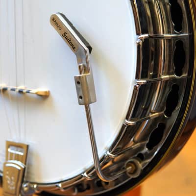 Conrad Japan Tenor Resonator Banjo Early 1970s w/Pickup, Original Hard Case image 10