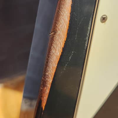 Vintage 1980s Gibson Flying V Stop Bar Tailpiece & Triangle Knob Layout Ebony w/ OHSC NEW FRETS image 9