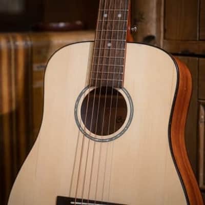 Discover Perfect Tone and Portability: Cort Standard ADMINI-OP 3/4 Spruce Top Guitar with Bag! image 6
