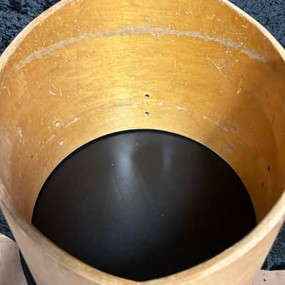 Slingerland 13” cutaway tom shell 70’s - Stripped image 2