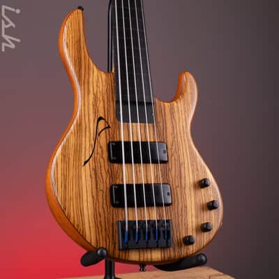 2001 Celinder Aura 5-String Bass Natural *Owned by Richard Bona* image 1