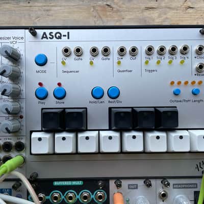 ALM/Busy Circuits ALM035 ASQ-1 Sequencer Eurorack Synth Module 2022 - Present - Silver image 1