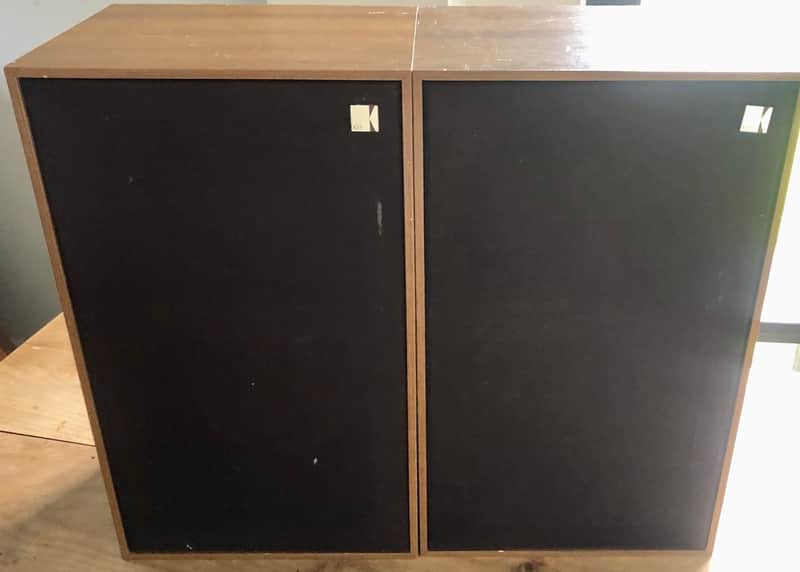 KEF Chorale SP1016 Speakers mid 1970s - teak image 1