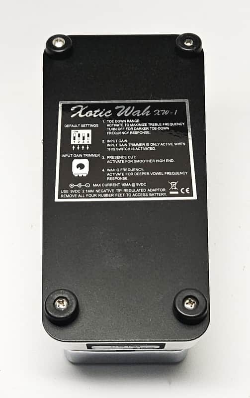 Xotic Wah XW-1 + EWS 裏蓋 used Xotic XW-1 Wah, Excellent Condition with Box! | Reverb