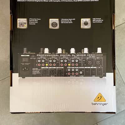 Behringer DDM4000 Professional 4-Channel Digital DJ Mixer with Sampler 2010s - Black image 2