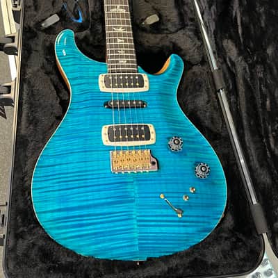 2025 PRS Modern Eagle V 10 Top Electric, Carrol Blue with Hardshell Case image 2