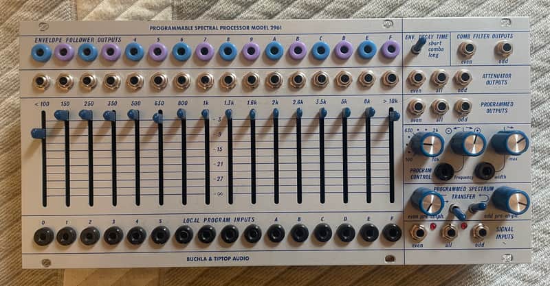 Tiptop Audio 296t Programmable Spectral Processor 2023 - silver image 1