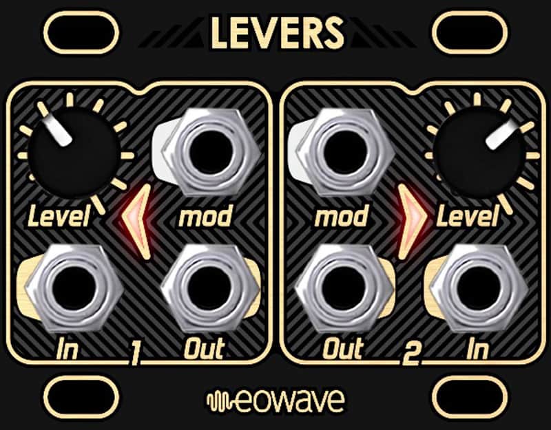 EOWAVE 1U LEVERS : BRAND NEW :  [DETROIT MODULAR] image 1