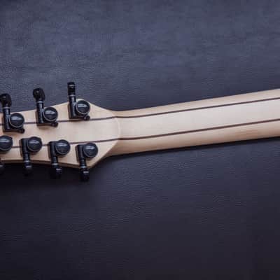 Jericho Guitars Baritone Edge 7 NT – Royal Blue Spalted Maple 2024 - Open Pore image 5