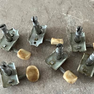 1964 1965 1966 set Fender Musicmaster Duo Sonic Mustang guitar tuners tuning pegs image 5