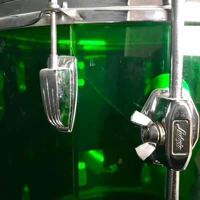 Ludwig  Green Vistalite Power Factory Drum Set image 5