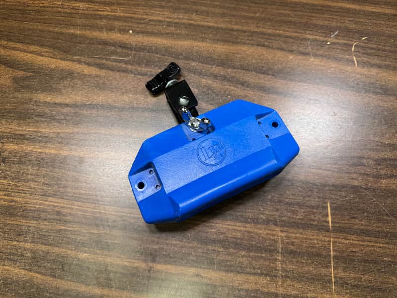 Latin Percussion Jam Block with Bracket High Pitch Blue LP1205 image 1