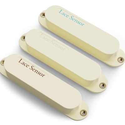 LACE Sensor "Blue Fire Set" 3-Pack Single Coil Pickups - Cream image 1