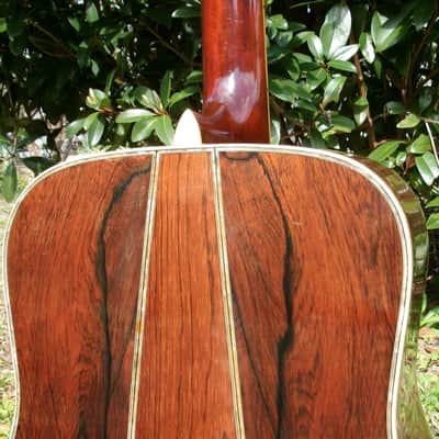 K Yairi YW-1000 Hand Crafted B. Rosewood Jacaranda Japan Vintage 1974 with Low Action image 8
