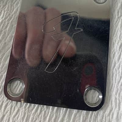 Fender Neck Plate 4 Bolt 1968 - Chrome image 1