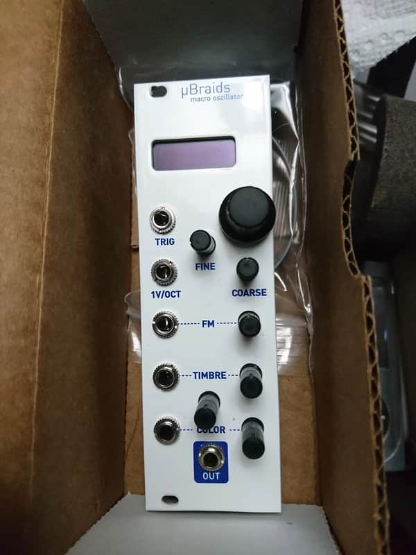 Mutable Instruments - uBraids / Micro Braids / Microbraids - 8hp with White Faceplate image 1