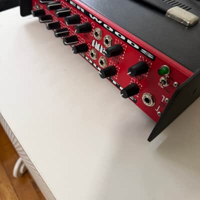 Walter Woods Electracoustic MI200-8 Stereo Bass Head 350-Watts Green Lamp image 2