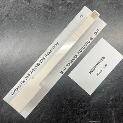 ORIGINAL Yamaha/Korg Replacement G Key (NB107570) for Yamaha DX7/DX5/DX9, SY77/SY85/SY99, Korg M1, Wavestation, Z1, etc