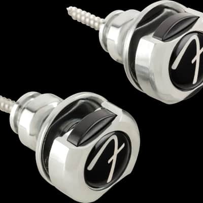 Fender Infinity 'F' Strap Locks, Chrome Bild 1