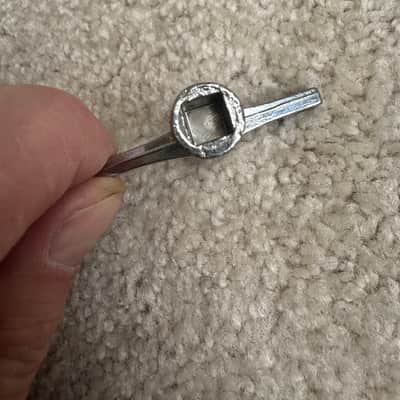 Ludwig Vintage Snare or Tom Drum Key 60s - Chrome image 5