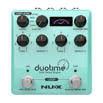 NUX NDD-6 Duotime Dual Delay Engine Stereo Delay Pedal - Open Box image 1