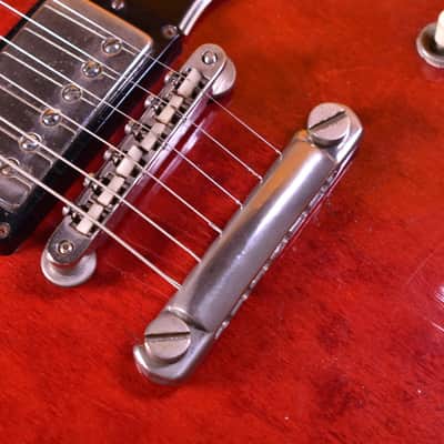 gibson Es-335 1964 - Cherry Red 1964 Stoptail - Clapton Specs - serial 70666 image 24