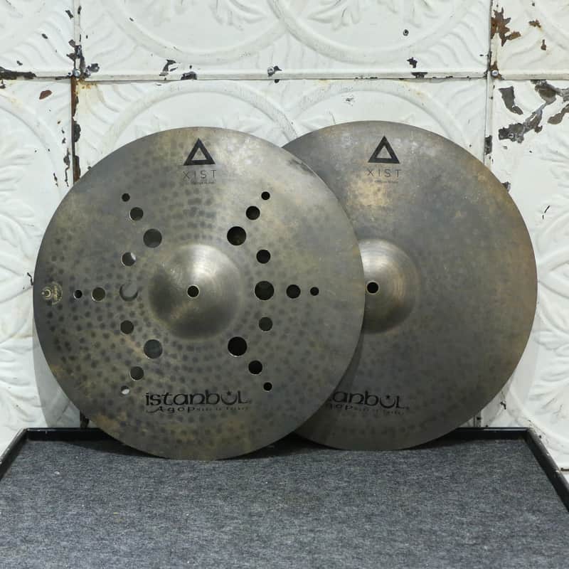 Istanbul Agop XIST Ion Dark Hi-hat Cymbals 15in (914/1024g) image 1