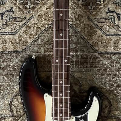 Fender American Ultra Precision Bass in Ultraburst w/ Hard Case & Free Pro Setup image 3