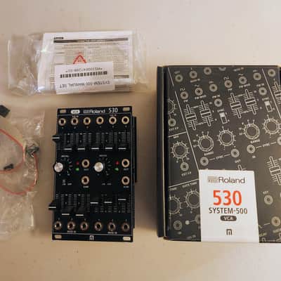 Roland System-500 530 Eurorack Dual VCA Module 2016 - Present - Black image 2
